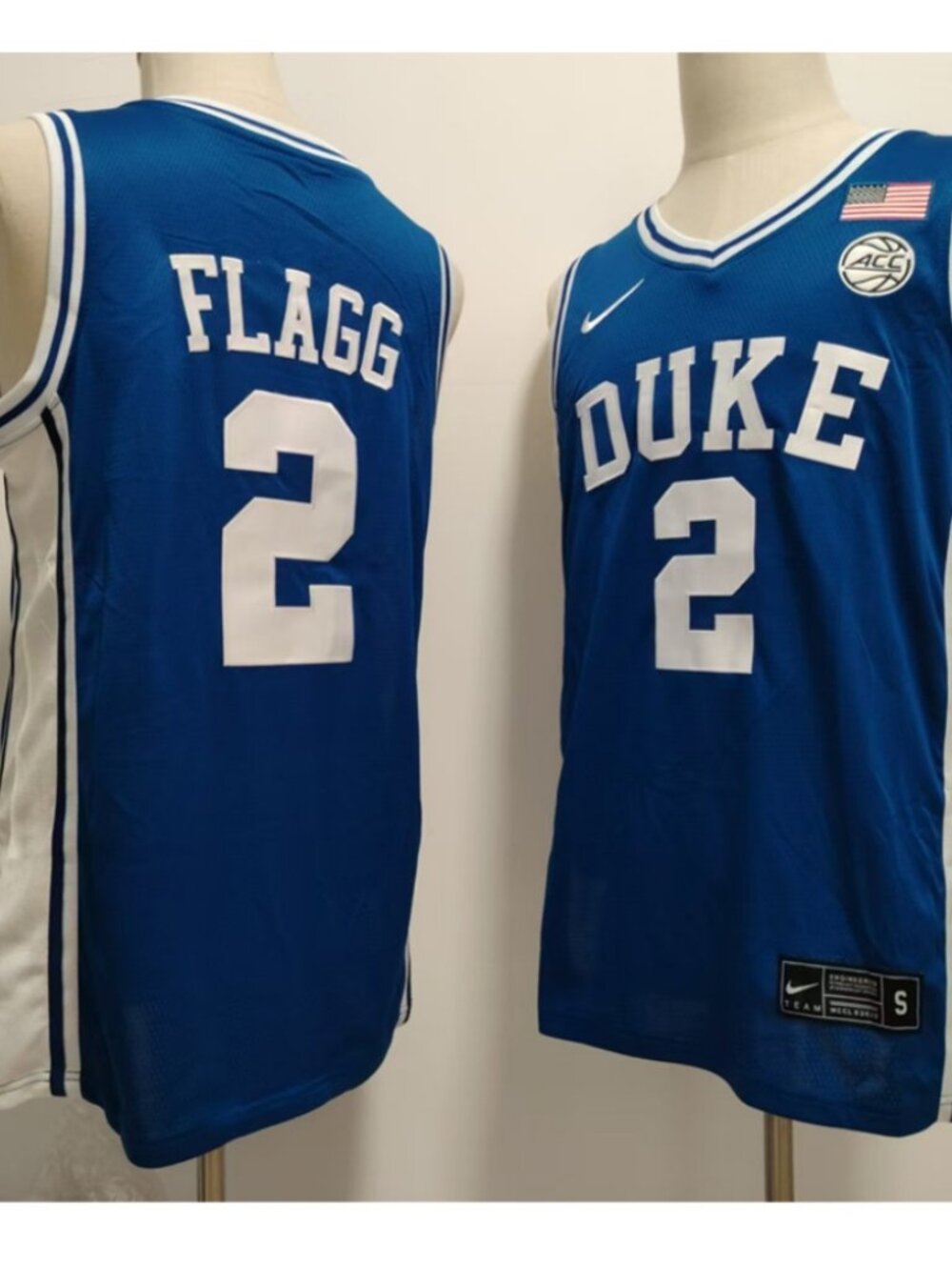 2 Cooper Flagg Blue Stitched Jersey